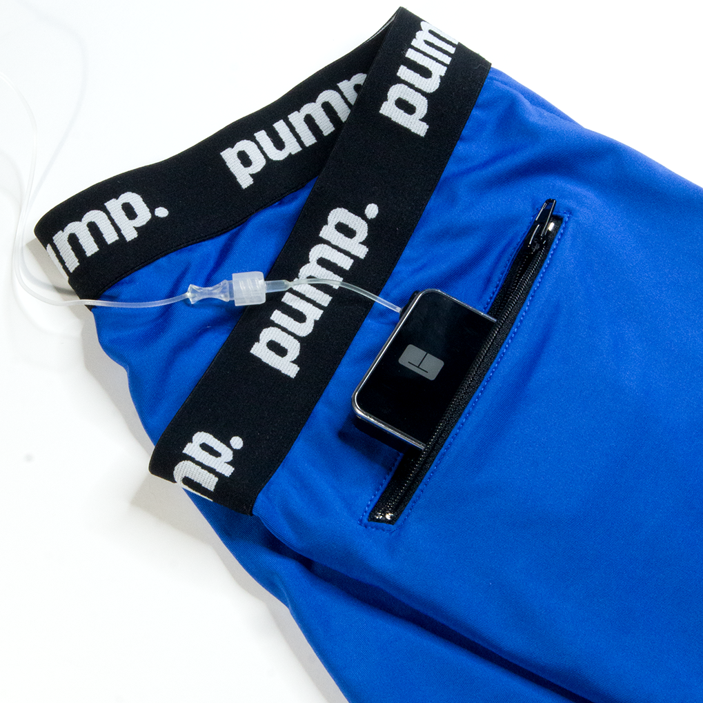 BLUE BOXER BRIEFS
