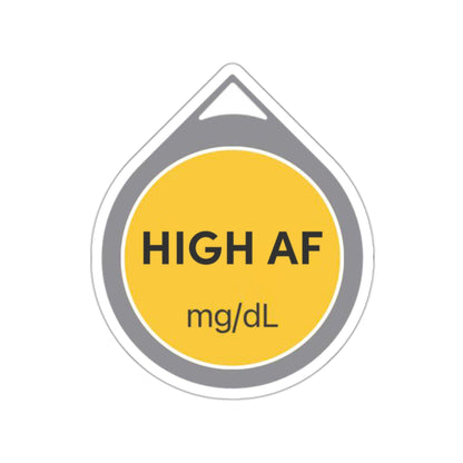 "High AF" Sticker