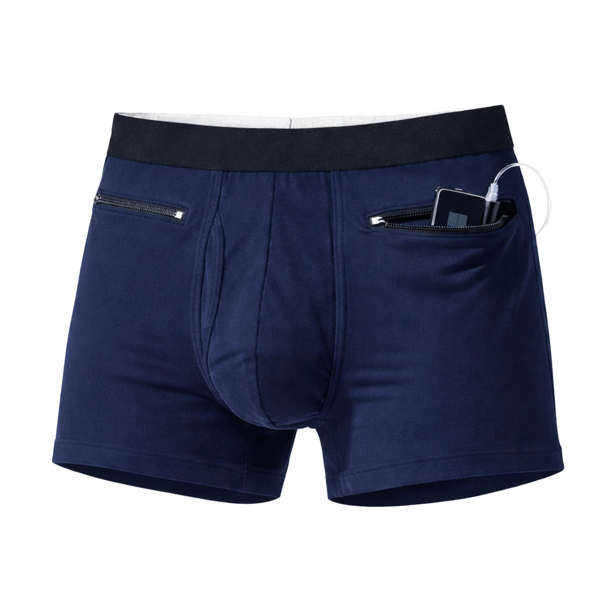 NAVY BOXER BRIEFS